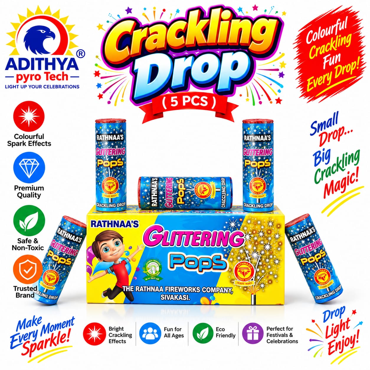 Crackling Drop